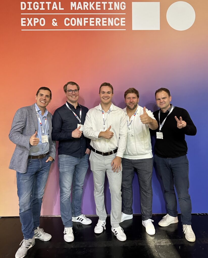 5 Kollegen der PIA Media GmbH besuchten die dmexco 2024