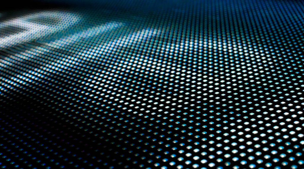 Grid structure made of metal